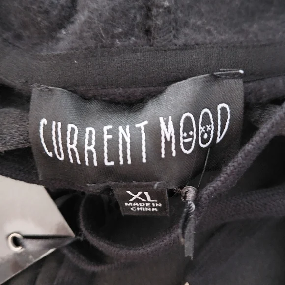 NWT Dolls Kill Current Mood Size XL Starry Zip Up Hoodie! - Picture 7 of 8